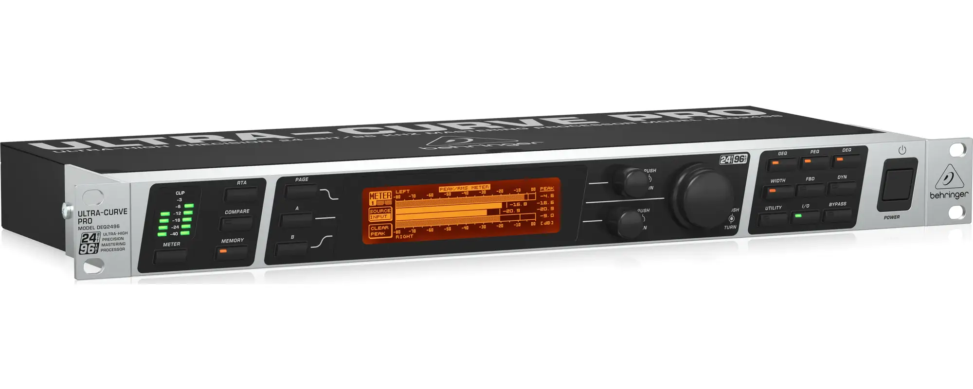 Behringer DEQ2496 Ultracurve Pro — Цифровой звуковой процессор