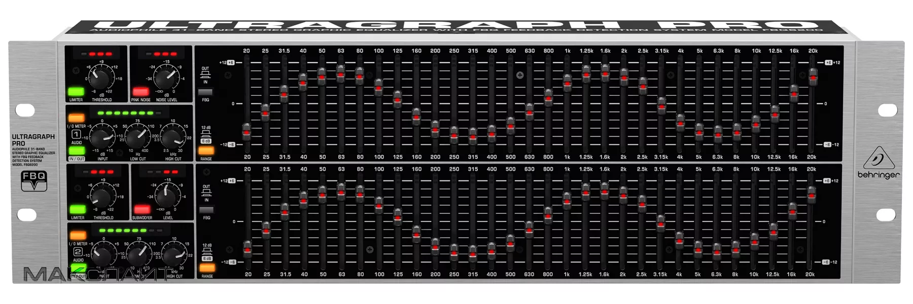 Behringer FBQ6200 Ultragraph Pro — Графический эквалайзер, купить